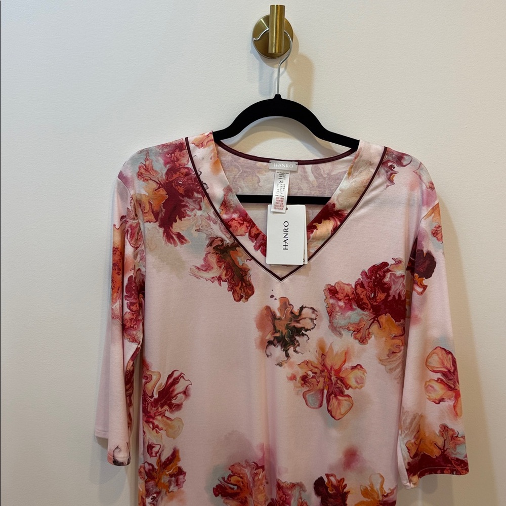 HANRO Extra Small Eleni Cotton Nightgown - Picture 2 of 3
